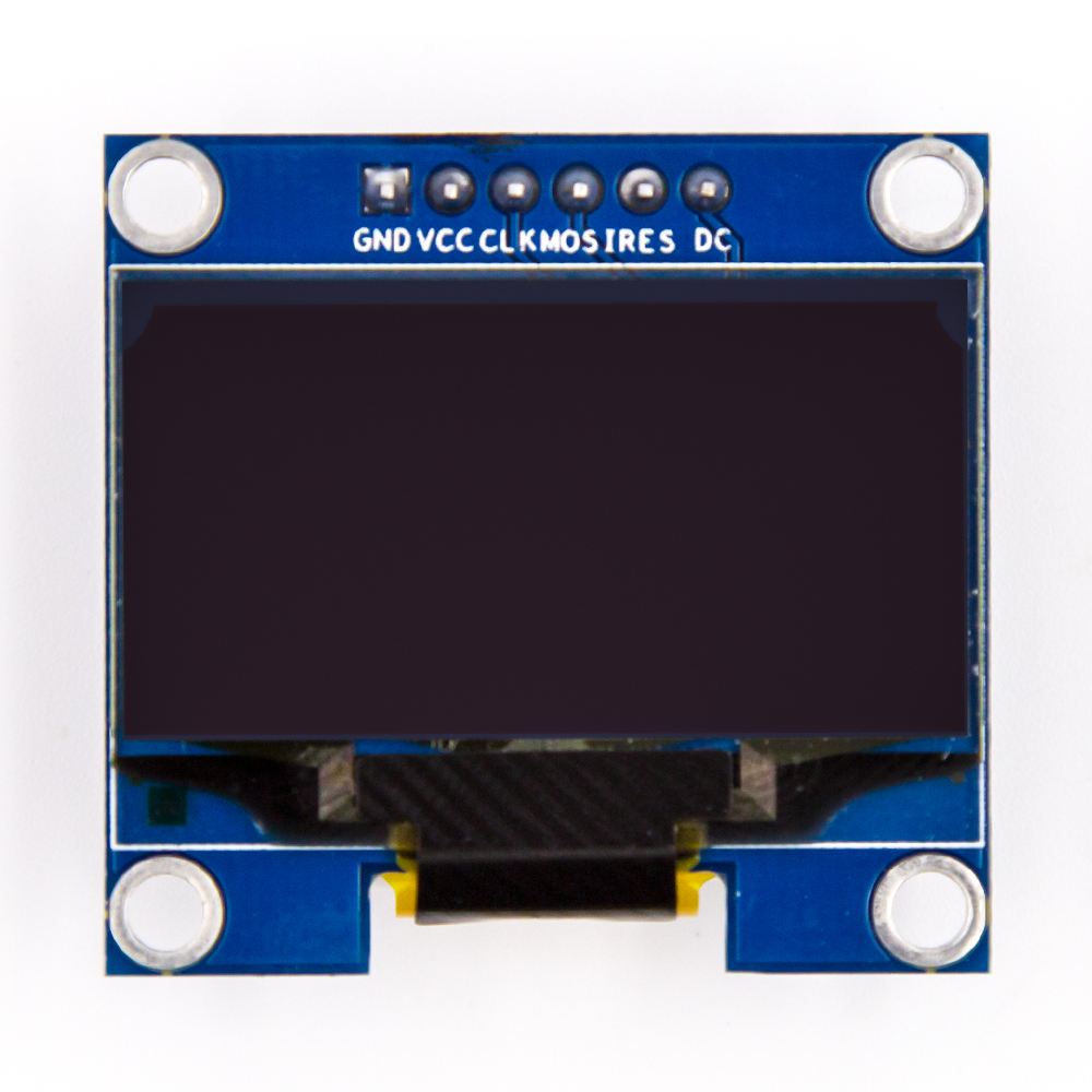 "Дисплей SPI OLED LCD 1.3"" 6-контактный, SH1106 (не запускается с VCC отсутствует возможность настройки) синий"